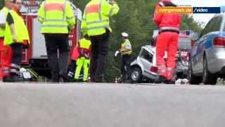 Bad Rappenau 4 Tote bei schwerem Verkehrsunfall au der L 549 [upl. by Nywroc]