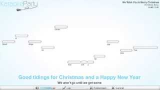 Christmas Song  We Wish You A Merry Christmas  karaoke [upl. by Teague]