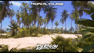 Tropical Foliage and Landscape UE4  Walking Demo [upl. by Morville]