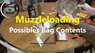 Possibles Bag Contents  Muzzleloader Deer Hunting [upl. by Elvis650]