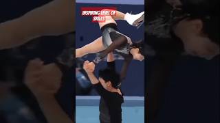 Ice skating best performance moments at all👏❣️ music song lovesong viralvideo fypシ゚viral [upl. by Enilram959]