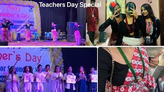 Teachers Day Celebration ✨  Concept Senior Secondary School  Teachers Day Special Vlog [upl. by Arec]