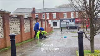 Tesco Staff VS Shoplifter 3 Tesco Express Farington Leyland [upl. by Akeim118]