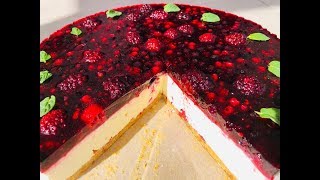 NAJBOLJI CHEESCAKE  LAGANNE PECE SE NO BAKE CHEESCAKE EASY AND FAST [upl. by Car]