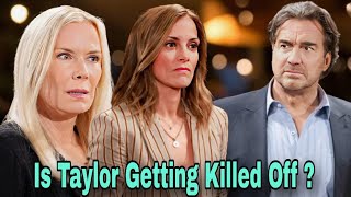 Is Taylor Really Getting Killed Off Brooke Catches Ridge amp Taylor The Bold and the Beautiful Boom [upl. by Reisinger]