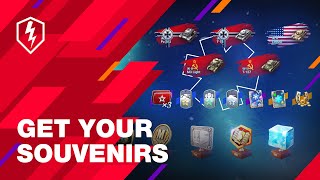 WoT Blitz Souvenir Store Prizes for Your Achievements Over the Year [upl. by Tindall]