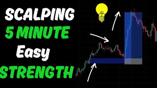 BEST SCALPING 5 MINUTE EASY STRATEGY  FOR EASY ENTER AREA [upl. by Danelle]