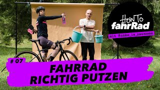 Fahrrad putzen ohne Gartenschlauch dafür mit Paul Voß – 7 How To fahrRad [upl. by Idette]