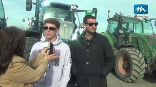 Continua anche nel metapontino la protesta degli agricoltori [upl. by Guss]