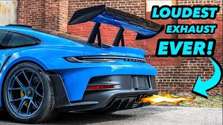 Loudest exhaust for the NEW 2023 Porsche 992 GT3 RS [upl. by Hashim]