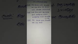 siru koottula ulla kuyilukku song shortsong lyrics ilayaraja music karthick nirosha lovesong [upl. by Nnaecarg531]