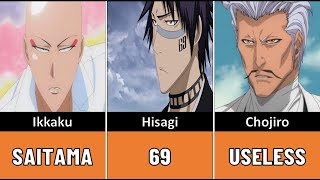 All Gotei 13 Lieutenants in Bleach  Bleach anime [upl. by Abla]