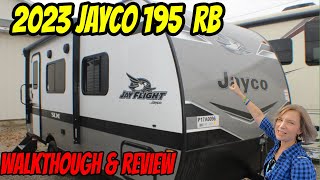 2023 Jayco 195rb Walkthrough and Review  2023 Florida RV Supershow [upl. by Lotsirhc]