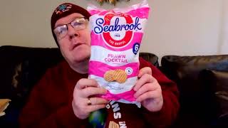 SEABROOK PRAWN COCKTAIL CRISPS REVIEW [upl. by Siroved594]