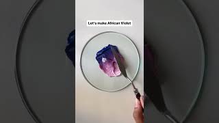 African Violet✨  Paint Mixing Tutorial  Color Mixing  QuinnsArte  shorts painting paint [upl. by Dnarud571]