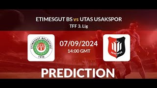 ETİMESGUT BELEDİYESPOR VS UŞAKSPOR TFF 3LİG 2024 MATCH [upl. by Delinda]