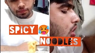 Spicy Noodles 🥵  Sialkot  Vlog [upl. by Annaeirb]