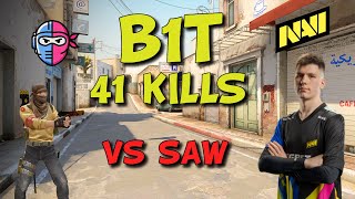 B1T DOMINATES Saw w 41 KILLS POV KILL CAM  Perfect World Shanghai Major 2024 CS2 PRO GAMEPLAY [upl. by Shellans]