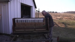 Williamston man creates custom wood products from old pianos [upl. by Odrautse]