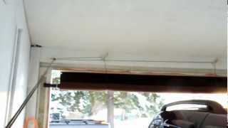 Carport roll up door [upl. by Elleahcim]