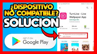 ✅TU DISPOSITIVO NO ES COMPATIBLE CON ESTA VERSION PLAY STORE [upl. by Ytinav]