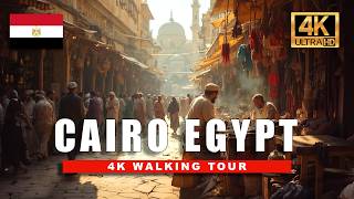 4K Egypt Walking Tour  Cairos HIDDEN GEM Khan elKhalili Market Walking Tour  4K HDR 60fps [upl. by Dola]