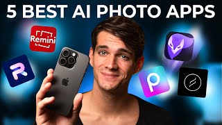 5 BEST AI Photo Editing Apps for iPhones [upl. by Alad]