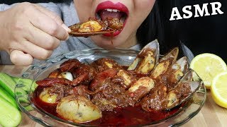 MUSSELS SHRIMPS SAUSAGE POTATO AND EGGS SOAKING IN BLOVES SAUCE  ASMR No Talking [upl. by Enywad]