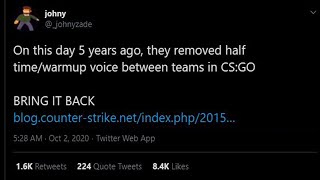 Bring back CSGO half time voice chat [upl. by Odragde5]