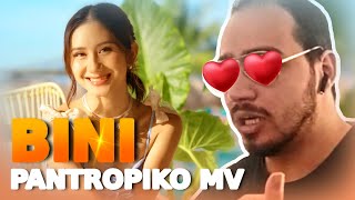 ITALIAN reacts to BINI Pantropiko MV  LUL AB REACTION [upl. by Allecram]