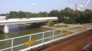 Washington DC Metro Yellow Line crossing the Potomac VA to DC [upl. by Olotrab]