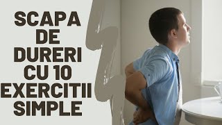 10 exercitii pentru durerile de spate  Exerciții cervicala  OVIDIU KURTI [upl. by Nniuq]