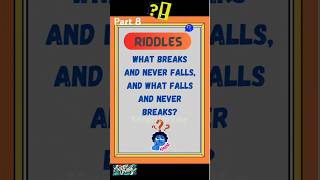 Fun Riddles  Part 8  Riddles with answers  English Riddles riddlechallenge brainteaser quiz [upl. by Yleme410]