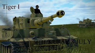 Tiger 1 holding the line kursk 1943 [upl. by Anirahtak]