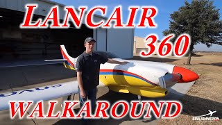 Walkaround Lancair 360 36 Reno Air Racer Paul Downing [upl. by Analos360]