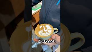 How To Do Latte Art Beginner 101 fypシ゚ [upl. by Orips428]