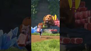 O LOBINHO ESTÁ MORRENDO DE MEDO DO URSO 😂😂😂  Paródia do wolfgameoffical shorts [upl. by Arinayed]