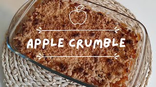 FoolProof Apple Crumble  Crumble aux Pommes  Thermomix Recipe [upl. by Maccarthy]