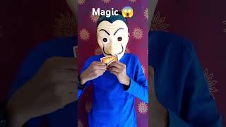 Card hole vanishing magic trick 😱🤯 [upl. by Alehcim]