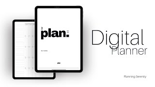 BRAND NEW PLANNERS GOODIES DIGITAL PLANNER FLIP THRU  2025 DIGITAL AGENDA [upl. by Chaing116]