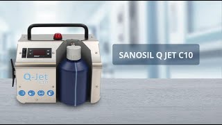 Sanosil QJet C10  aHP automated room disinfection device  EN [upl. by Ocram]