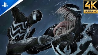 Symbiote Suit vs Venom Boss Fight Ultimate Difficulty  SpiderMan 2 PS5 4K [upl. by Vance]