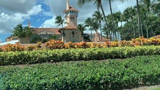 Visiting Donald Trump in Palm Beach Mar A Lago [upl. by Ajad112]