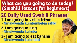 Daily Use Swahili phrases  Emprove your Swahili Speaking  Swahili lessons [upl. by Imeaj]