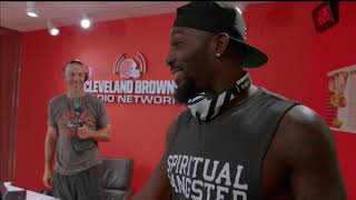 Hard Knocks Dez Bryant Browns Visit [upl. by Bari]