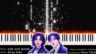 Stray Kids  Chk Chk Boom Piano Cover  created by Piano TOLE [upl. by Anavi]