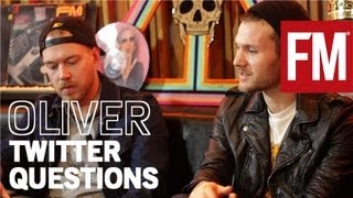 Oliver answer Twitter questions from Future Music Magazine [upl. by Inalan]