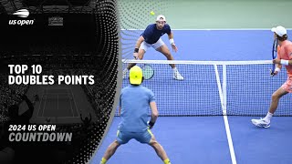 Top 10 Doubles Points of the Tournament  2024 US Open [upl. by Hcib]