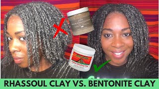 Rhassoul Clay vs Bentonite Clay for Natural Hair How to Grow Healthy Hair Fast [upl. by Leavy]