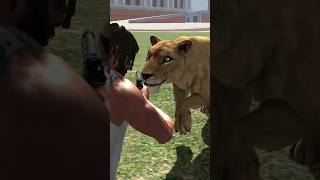 NEW LION ATTACK ON FRANKLIN INDIAN BIKE DRIVING 3D gaming bikedriving3d automobile car gtathar [upl. by Keane]